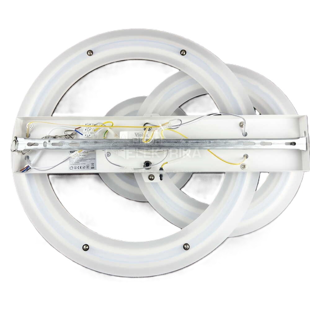 Фото 3 Світильник LED smart PHANTOM пульт 120W біле коло Violux 220535