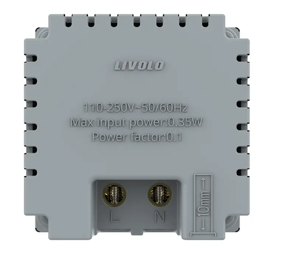 Фото 4 Механизм светильника для лестницы Подсветка пола с датчиком движения белый Livolo