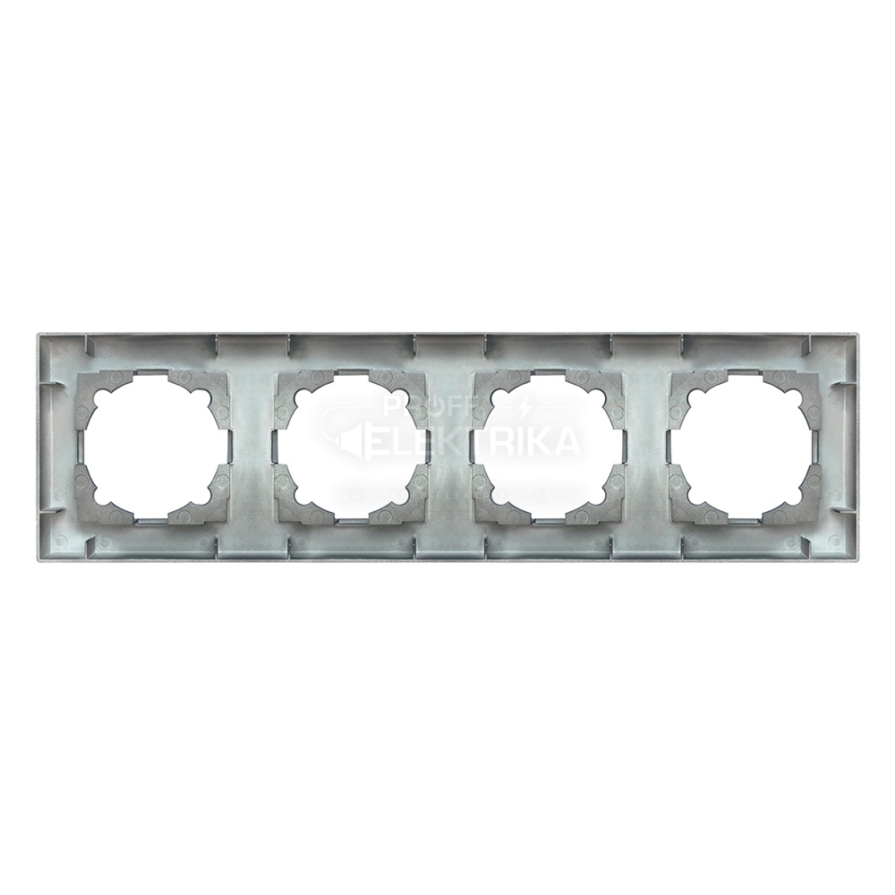 Фото 2 Рамка четырехместная ARINA черная