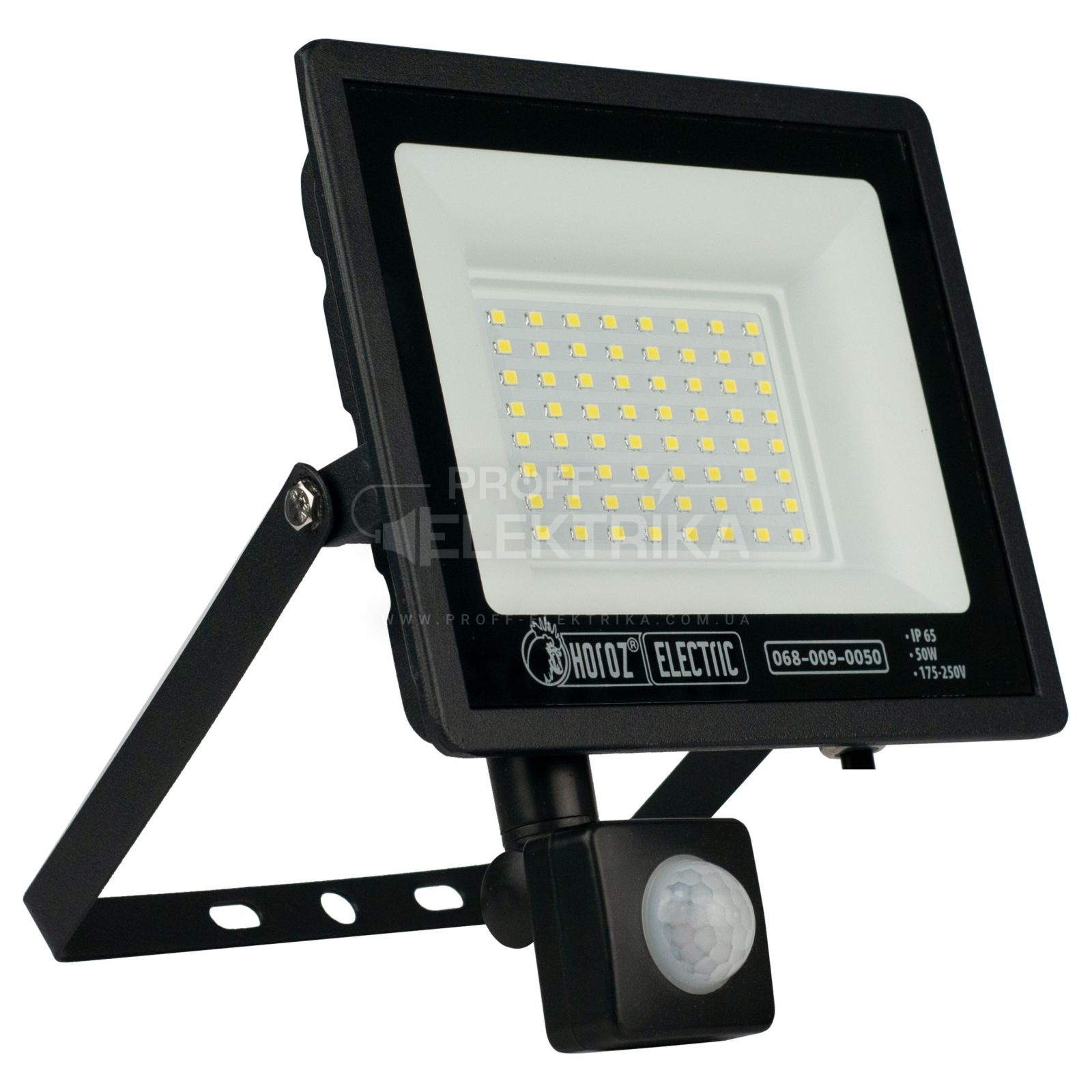 Фото Прожектор LED 50W 6400K с датчиком движения PARS S 50 HOROZ