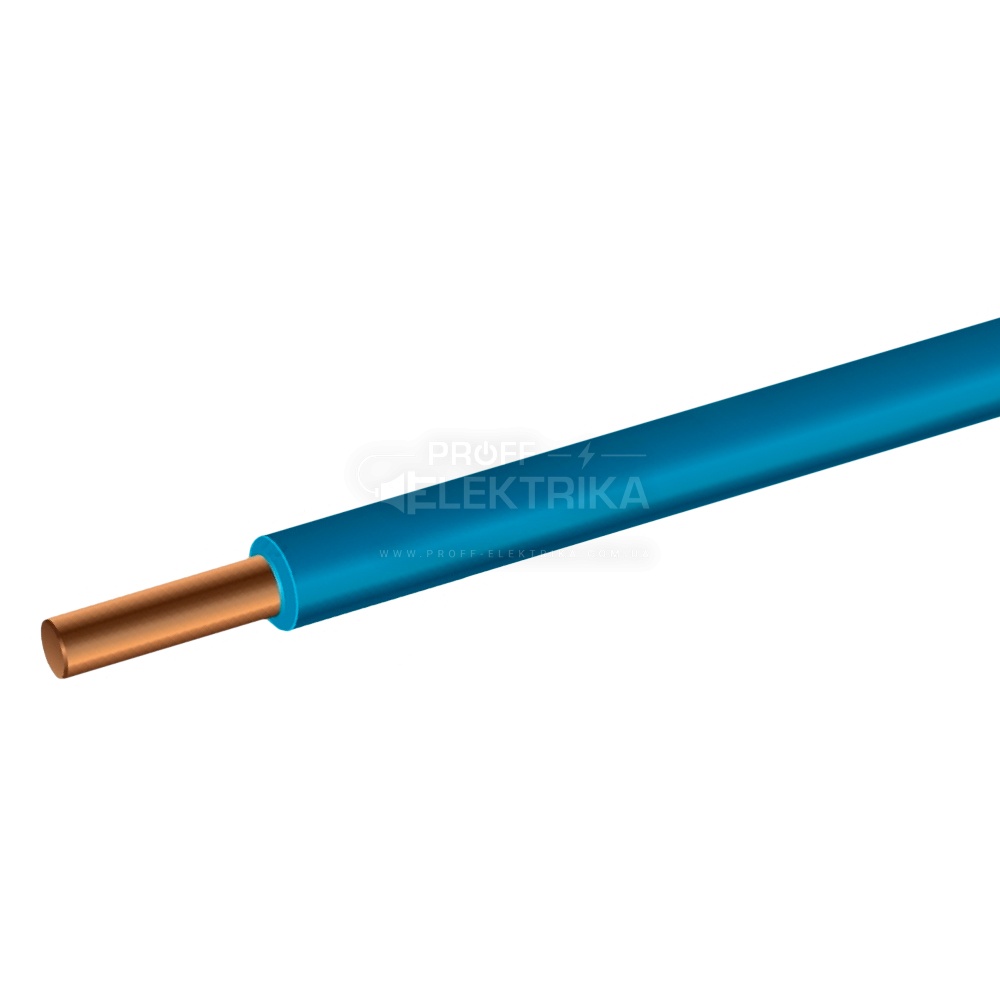 Фото Провод ПВ-1 1x6 ГОСТ синий