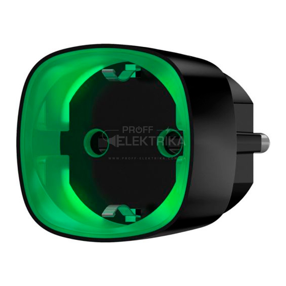 Фото Умная розетка Ajax Socket type F черная