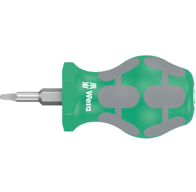 Фото Викрутка для гвинтів із внутрішнім квадратом WERA 368 Stubby #01×54 мм 05008863001