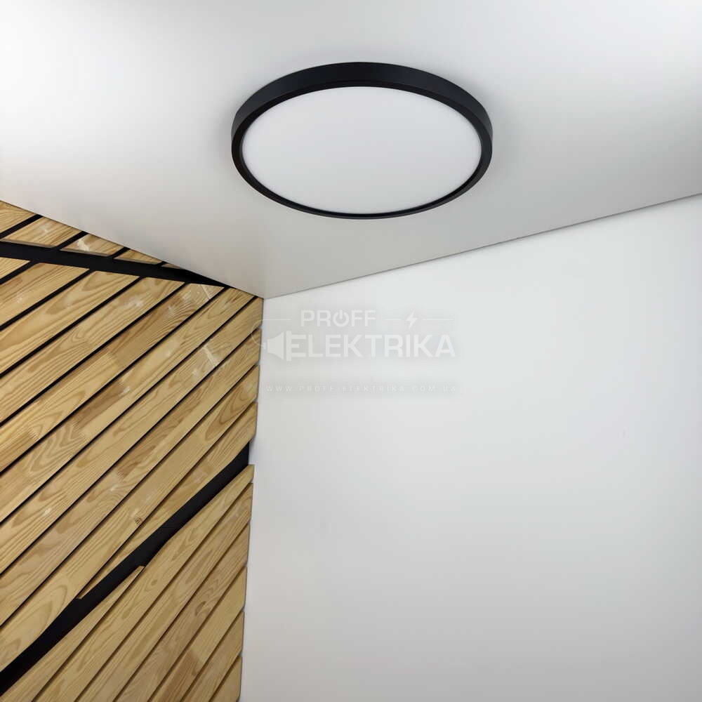 Фото 4 Светильник LED MILLENNIUM 26W 5000K круг черный Violux 351226