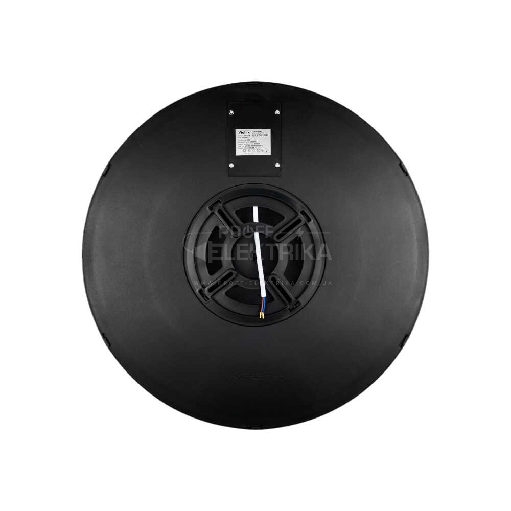 Фото 3 Світильник LED MILLENNIUM 38W 5000K коло чорний Violux 351238