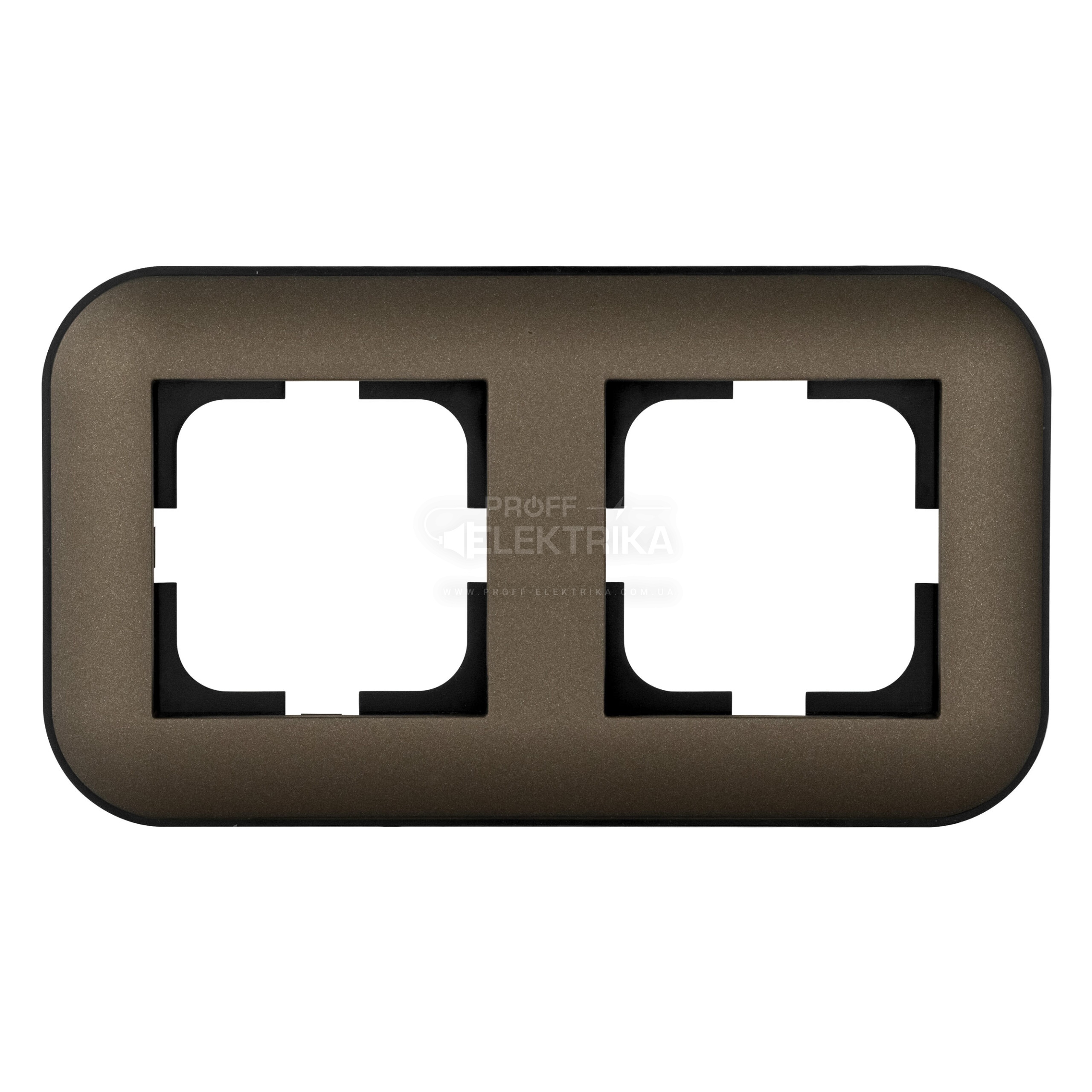 Фото Рамка 2 поста Мокко чорний LOFT