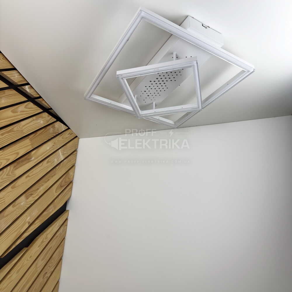 Фото 4 Світильник Smart KENZO-S пульт 100W 3000-5000K IP20 квадрат білий Violux 220675