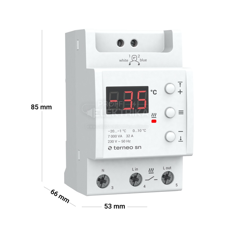 Фото 2 Терморегулятор terneo sn на 32 А