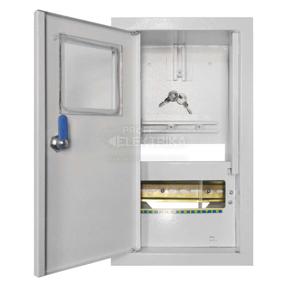 Фото Щит металевий ШМР однофазний 8 модулів вбудований Лоза