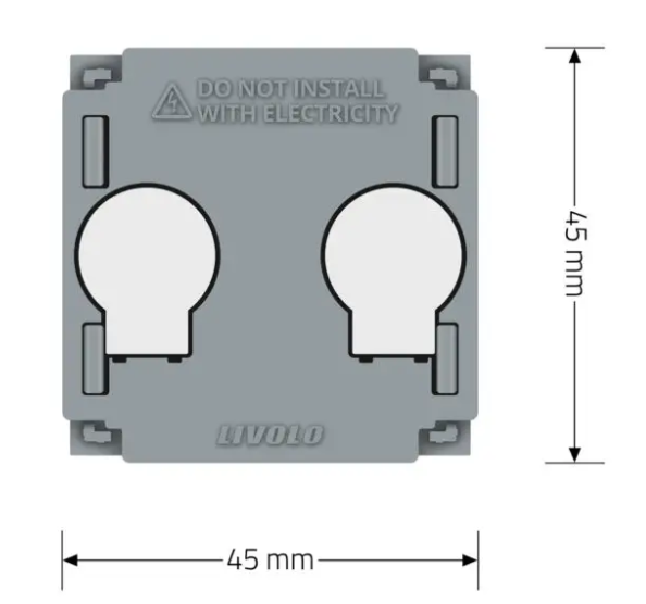 Фото 5 Механизм сенсорный димер 2 сенсора Livolo