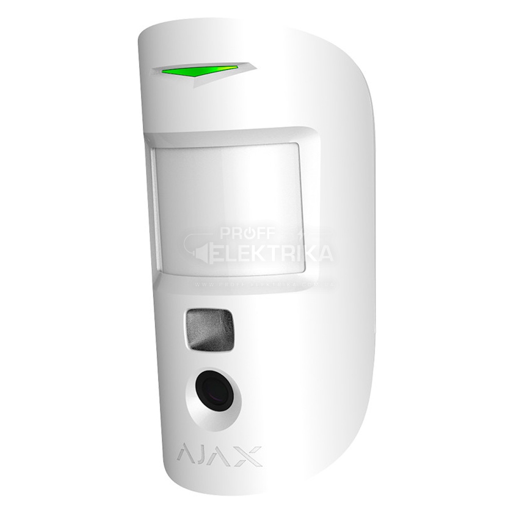 Фото 2 Беспроводной датчик движения Ajax MotionCam (PhOD) белый с поддержкой