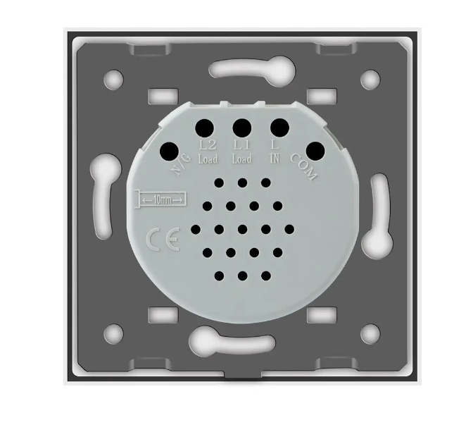 Фото 3 Сенсорный диммер 1 сенсор белое стекло Livolo