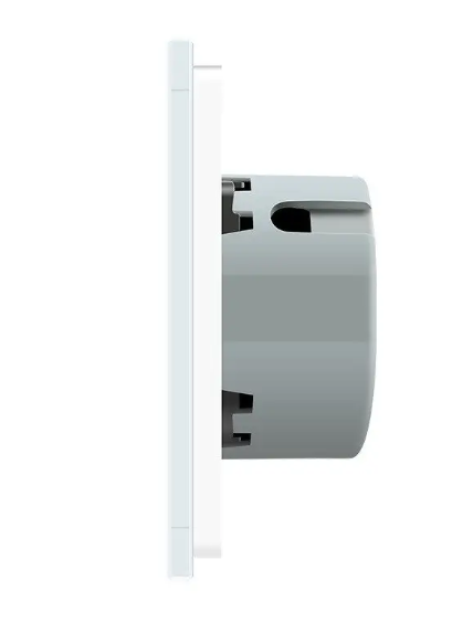 Фото 3 Бесконтактный выключатель 1 сенсор белое стекло Livolo