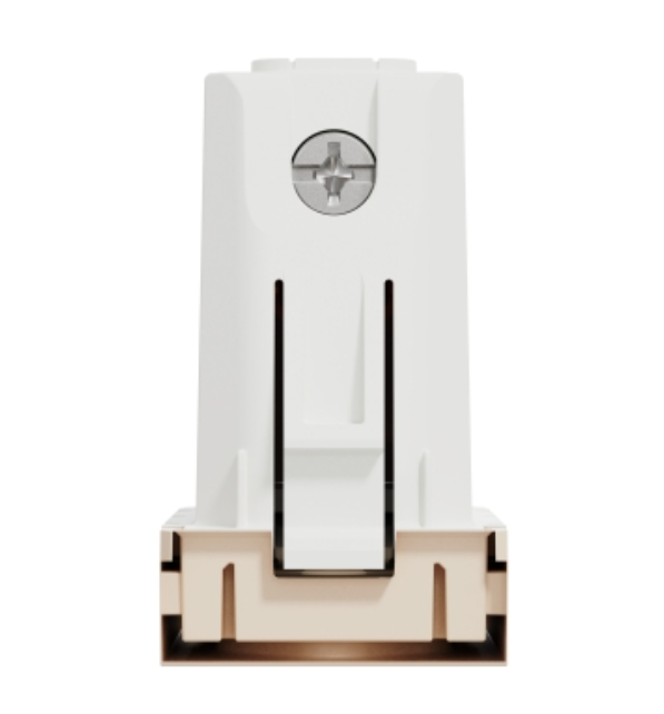 Фото 3 Розетка без заземлення зі шторками гвинтові клеми 10 А 1 бежевий модуль UNICA NEW Schneider Electric