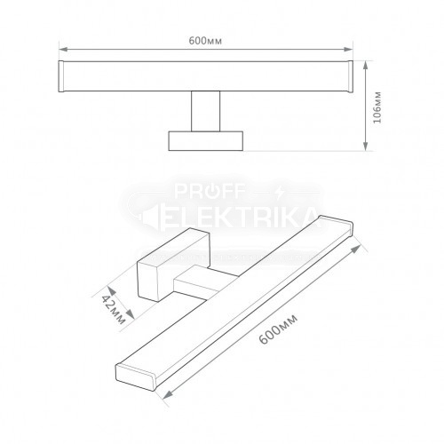 Фото 2 Светодиодный светильник Feron AL5080 12Вт 4000K черный
