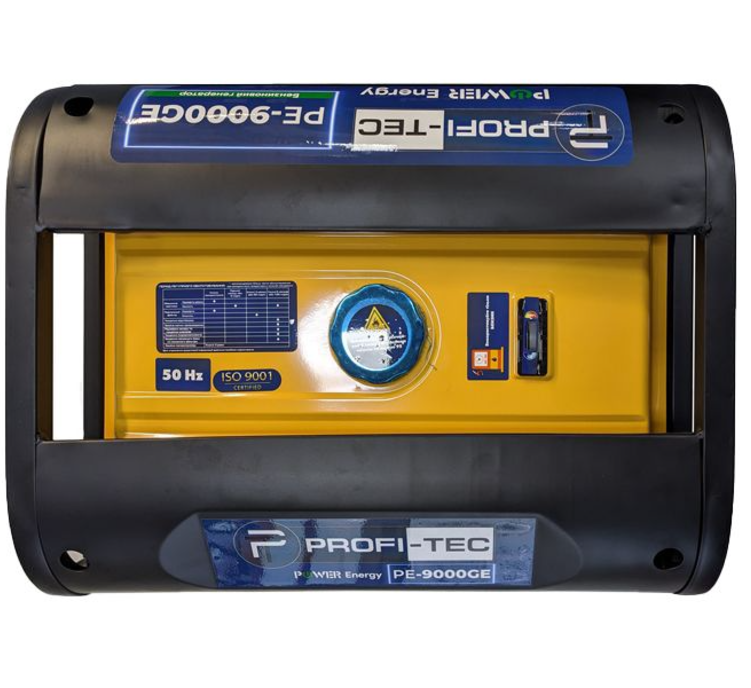 Фото 4 Генератор бензиновий PROFI-TEC PE-9000GE 8,0 кВт 100% мідь