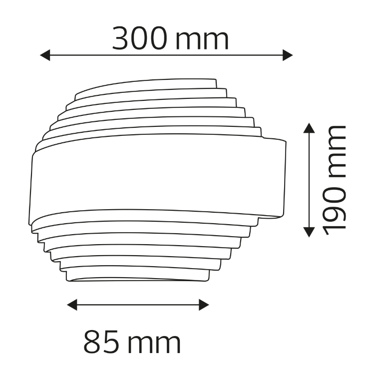 Фото 2 Світлодіодний фасадний світильник SPARTA-2 HOROZ 076-085-0012-010