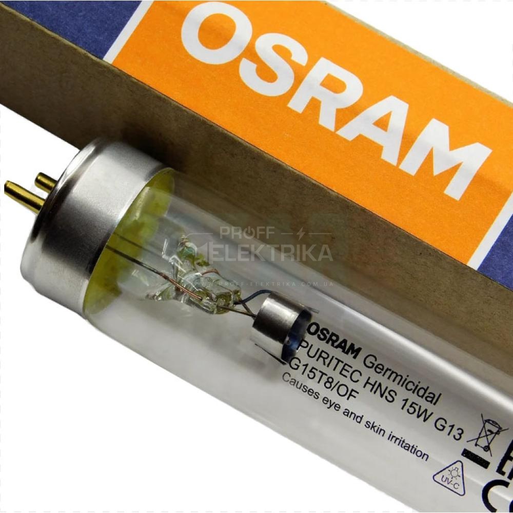 Фото Лампа люминесцентная Т8 15W G13 78 HNS Ультрафиолетовая OSRAM