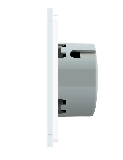 Фото 3 Розумний сенсорний прохідний вимикач ZigBee 2 сенсора 1-1 біле скло Livolo