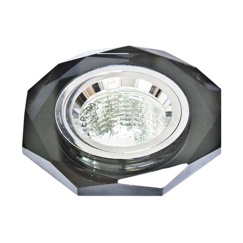 Фото 2 Встроенный светильник Feron 8020-2 под лампу серый серебро