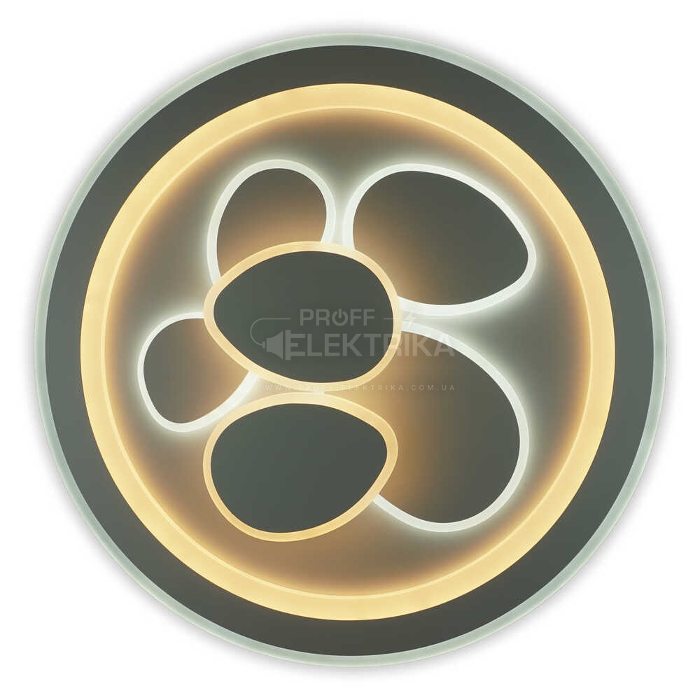 Фото Світильник LED smart OREO пульт 110W 3000-6000K IP20 біле коло Violux 220385