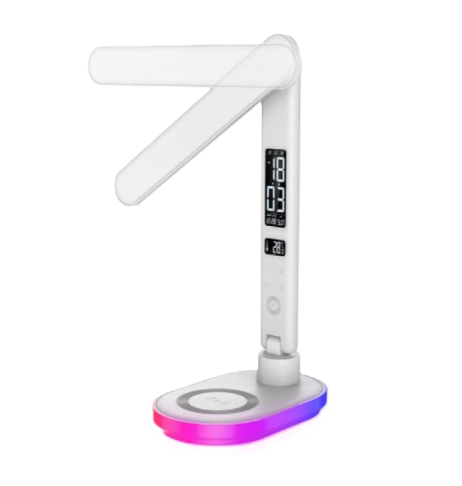 Фото 5 настільний світильник білий DL 24W 4100k WH Wireless MAXUS