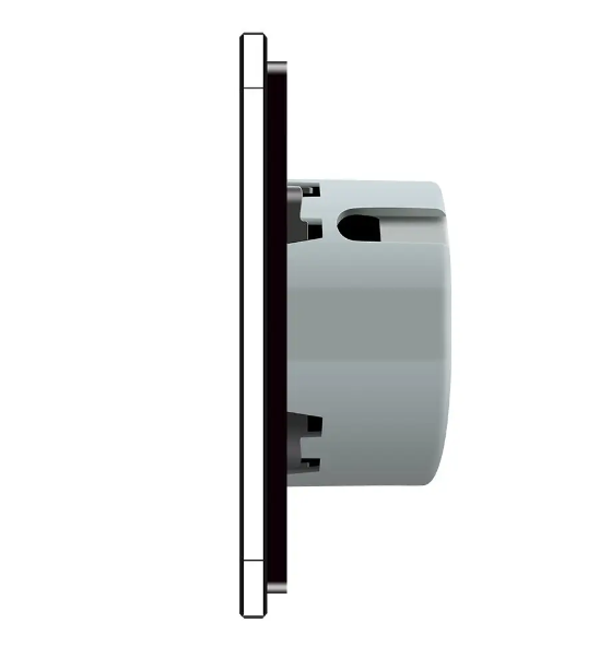 Фото 3 Умный сенсорный ZigBee выключатель 4 сенсора 1-1-1-1 черное стекло Livolo