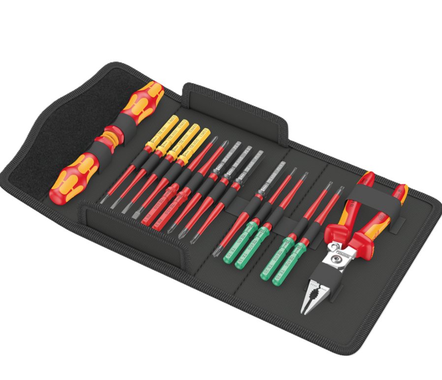 Фото Викрутка зі змінними насадками WERA Kraftform Kompakt VDE 17 Slim 1 TIE 05006612001