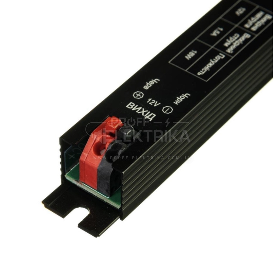 Фото 3 Блок питания 12V 36W 3A с клеммой SLIM PROF AVT