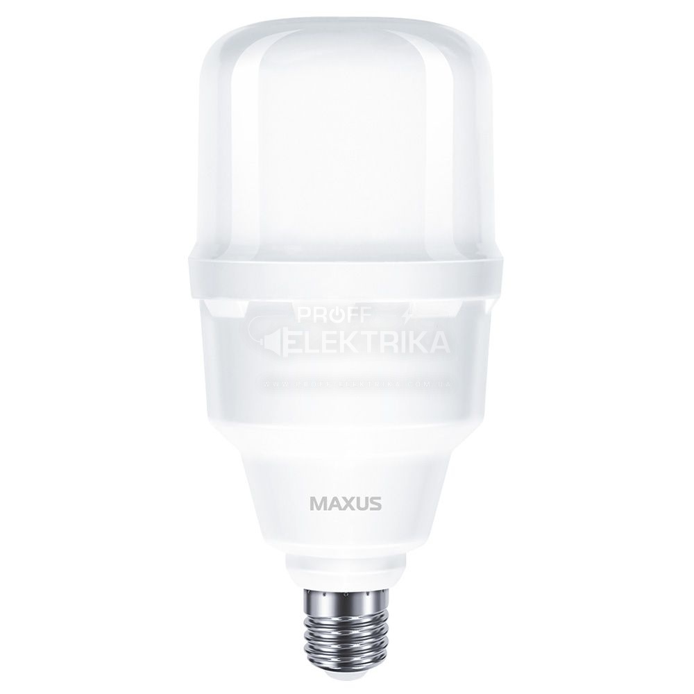 Фото Лампа LED HW Е27/40 30W 5000K 220V MAXUS №7305