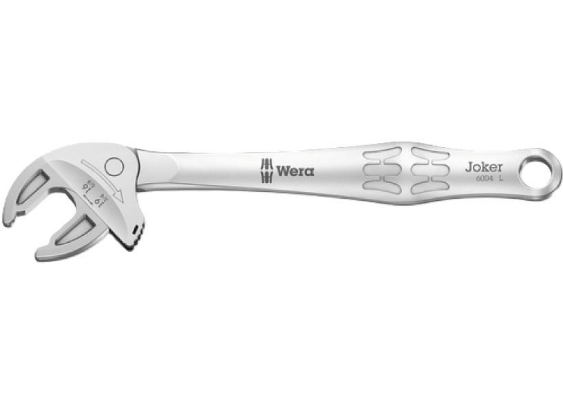 Фото Рожковий ключ WERA 6004 Joker M з самоналаштуванням 13-16 або 1/2" - 5/8"×180 мм 05020103001