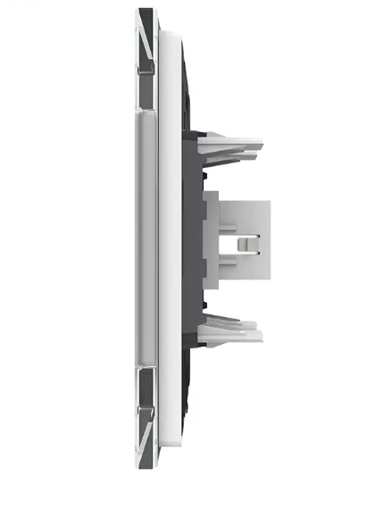 Фото 3 Розетка HDMI белое стекло Livolo