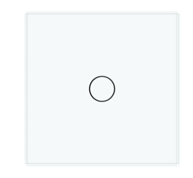 Фото 2 Розумний сенсорний димер біле скло Livolo