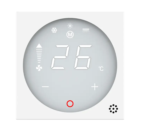 Фото 3 Модуль термостат управления конвектором фанкойлом белый Livolo