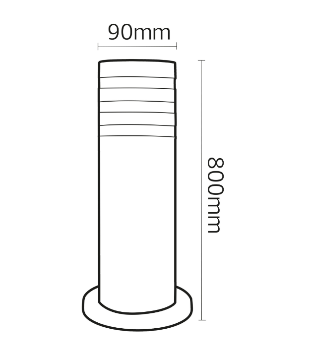 Фото 2 Светильник садово-парковый PALMERA-4 Е27 черный HOROZ ELECTRIC 075-018-0004-010