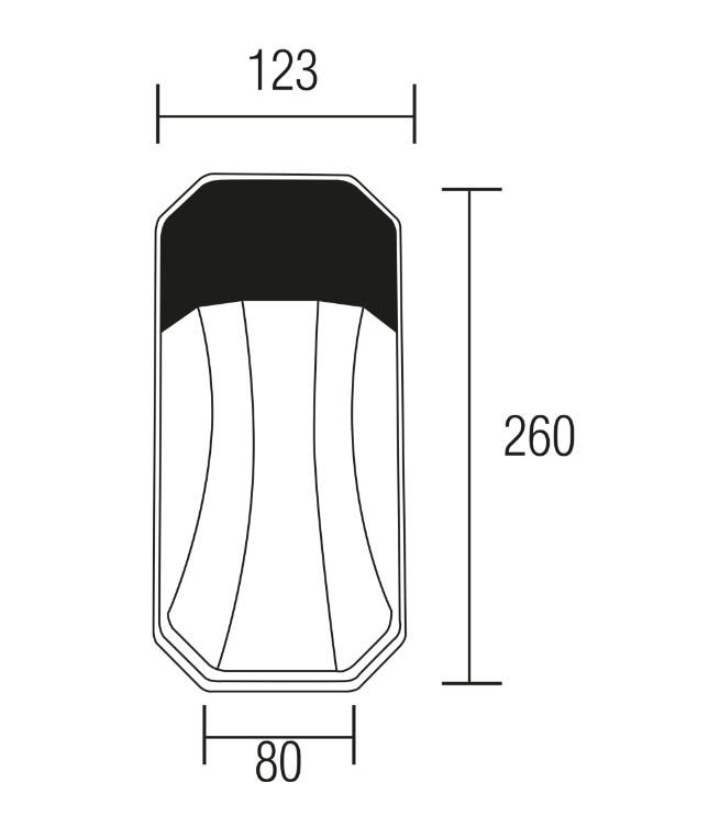 Фото 2 Светильник садово-парковый CRUZ 24W 4200K белый HOROZ 076-063-0024-040