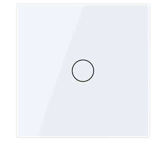 Фото 2 Умный сенсорный проходной димер белое стекло Livolo