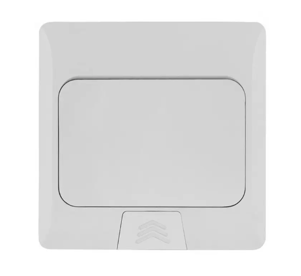 Фото 5 Порожній розетковий люк на підлогу на 2 модулі білий Livolo