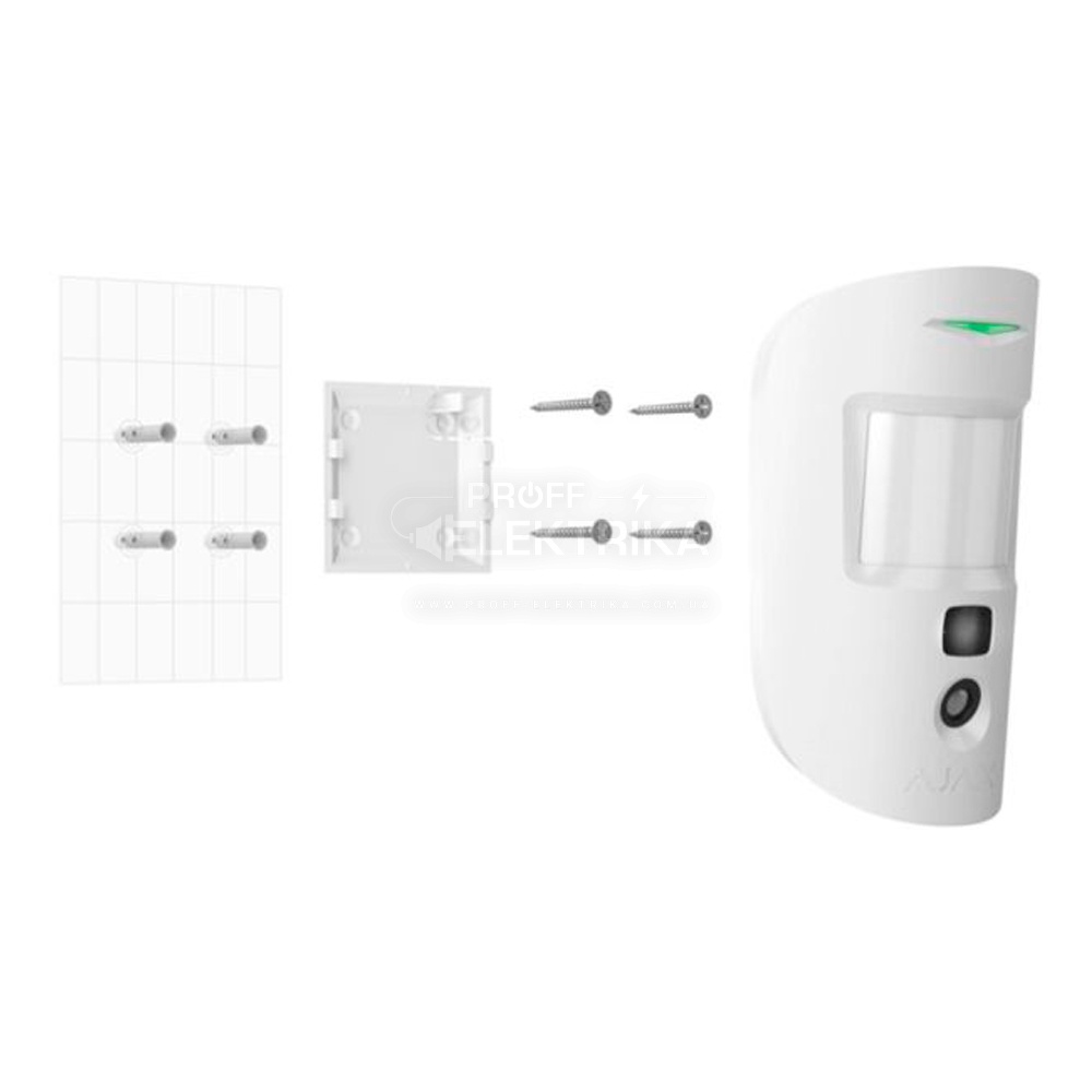 Фото Панель кріплення SmartBracket для MotionProtect, CombiProtect біла Ajax 13991-1
