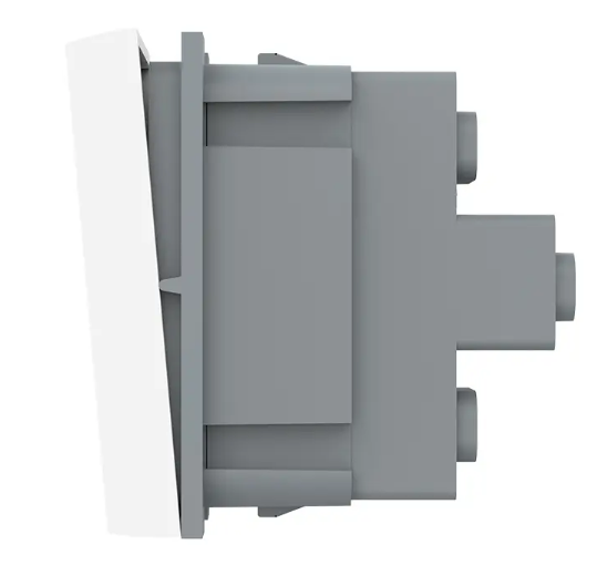 Фото 2 Механізм двоклавішний вимикач білий Livolo