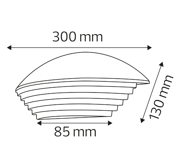 Фото 2 Светодиодный фасадный светильник SPARTA-1 HOROZ 076-085-0006-010