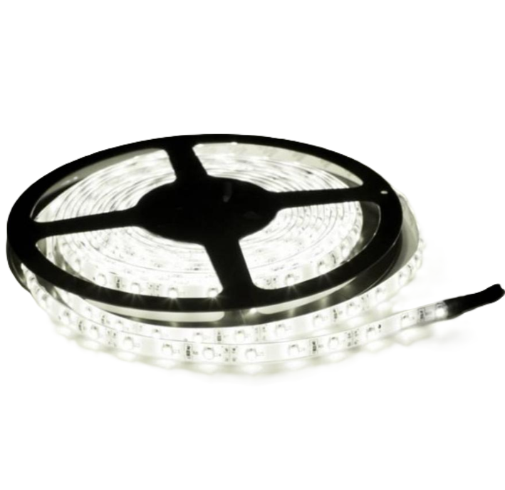 Фото Світлодіодна стрічка #10-W AVT 120W 2835 220V-4W/m IP65 5mm WHITE