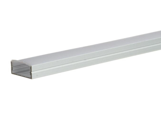 Фото Профиль ПФ25 широкий накладной 2м + рассеиватель