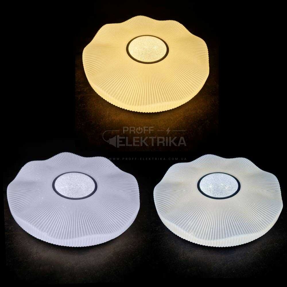 Фото 4 Світильник LED smart KLIO пульт 72W 3000-6000K IP20 коло Violux 220585