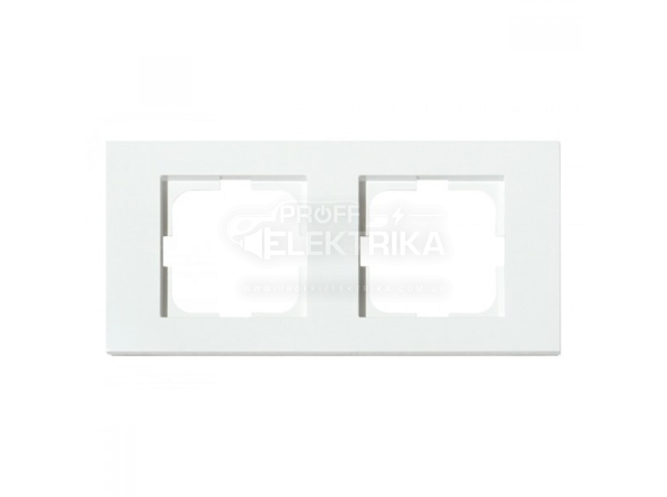 Фото Рамка 2 поста Белая GRANO