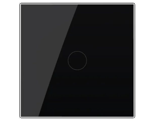 Фото 2 Бездротовий розумний сенсорний вимикач 1 сенсор чорне скло Livolo