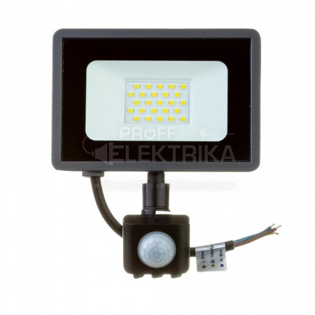 Фото Прожектор LED с датчиком движения 20W IP65 AVT
