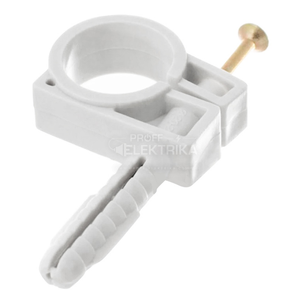 Фото Обойма для труб із шурупом 32-34 мм (25 шт.уп.)