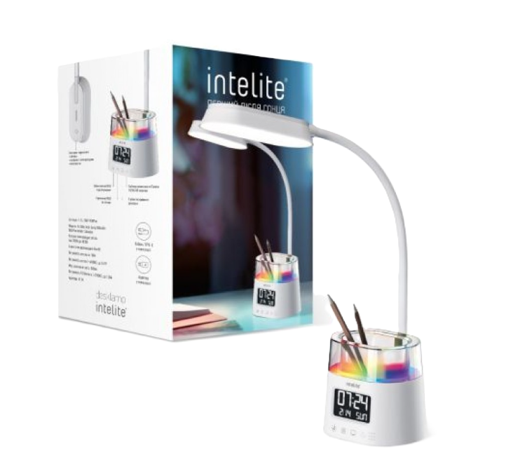 Фото настольный  светильник белый DL 10W 4100k WH Wireless MAXUS