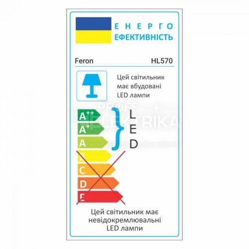 Фото 3 Світлодіодний підвісний світильник Feron HL570 14Вт 4000K чорний